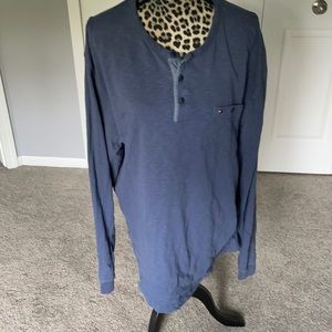 Men’s Tommy Hilfiger Blue/Gray long sleeve tee